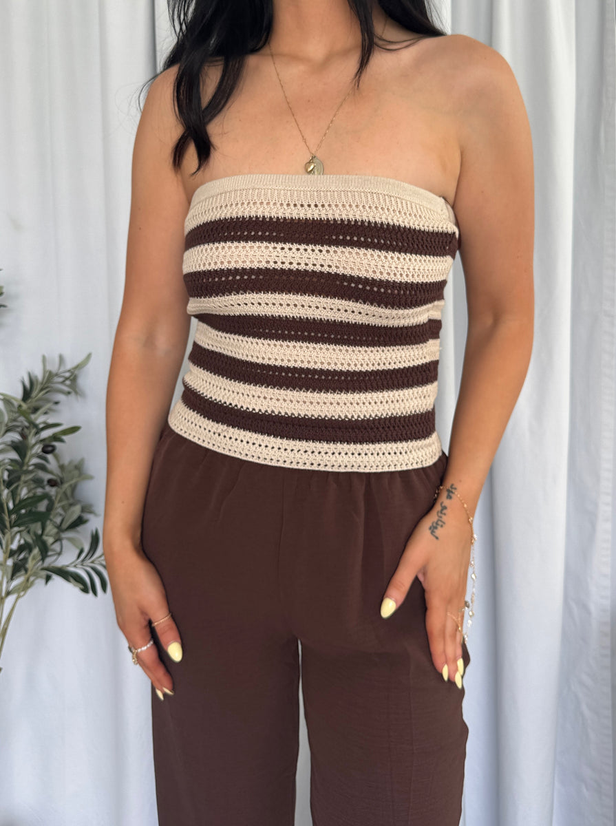 Amelia Crochet Knit Tube Top – Elle Reign Collective